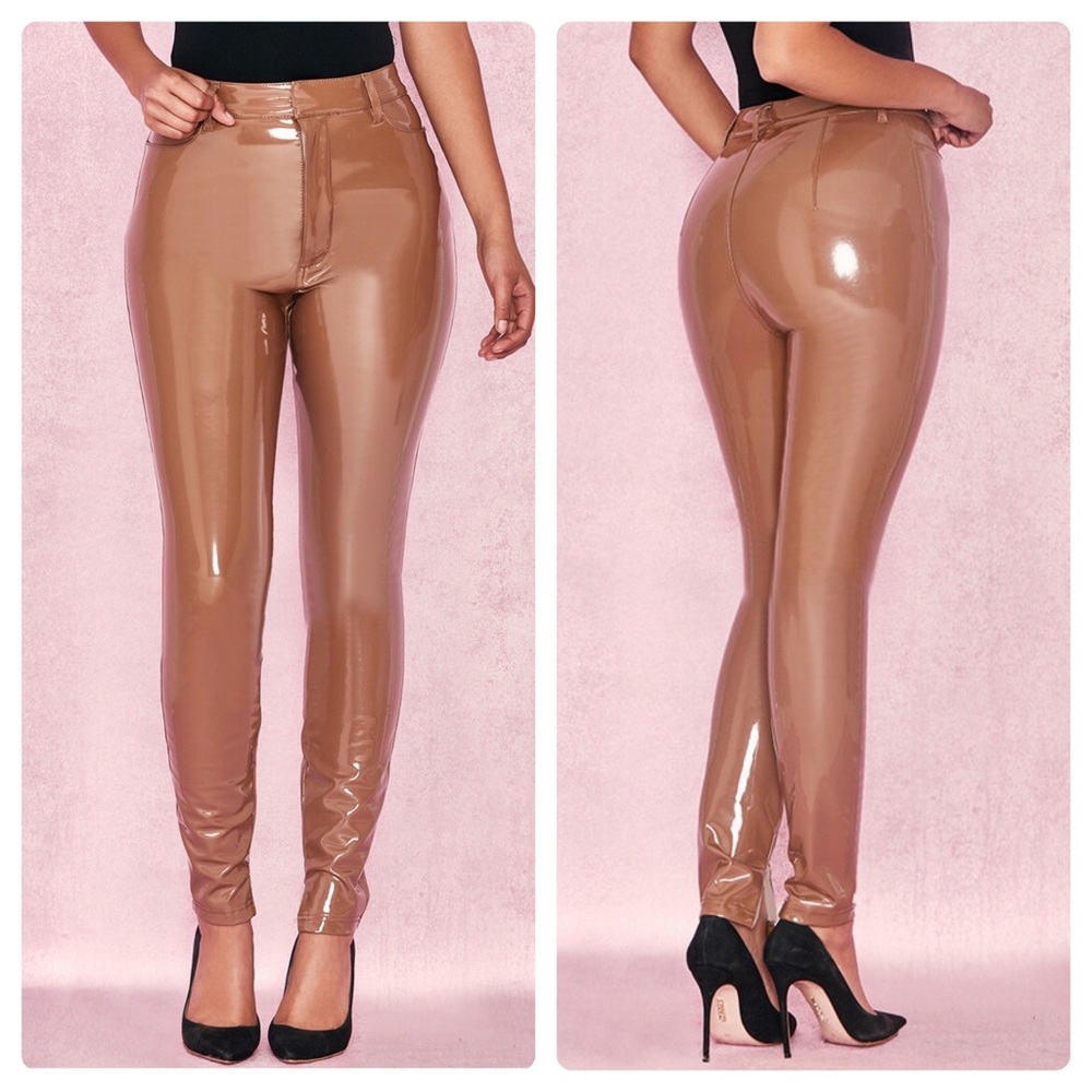 House of CB Shiny Tan Skinny Pants🌸💕